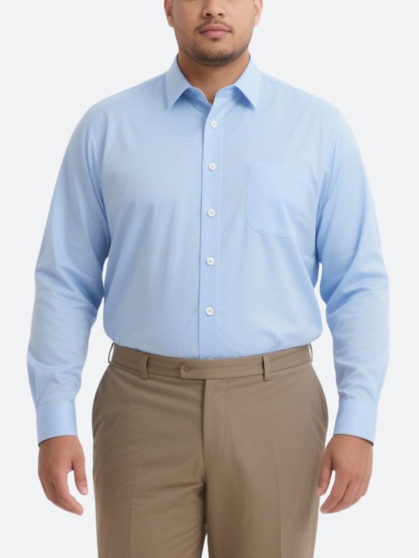 mens-large-size-simple-solid-color-business-long-sleeved-shirt