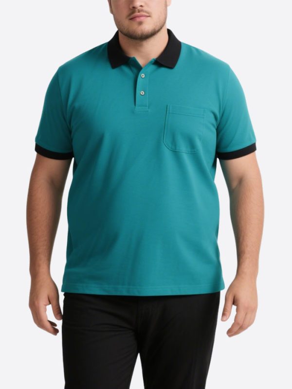 mens-large-size-fashionable-contrast-collar-casual-lapel-short-sleeves